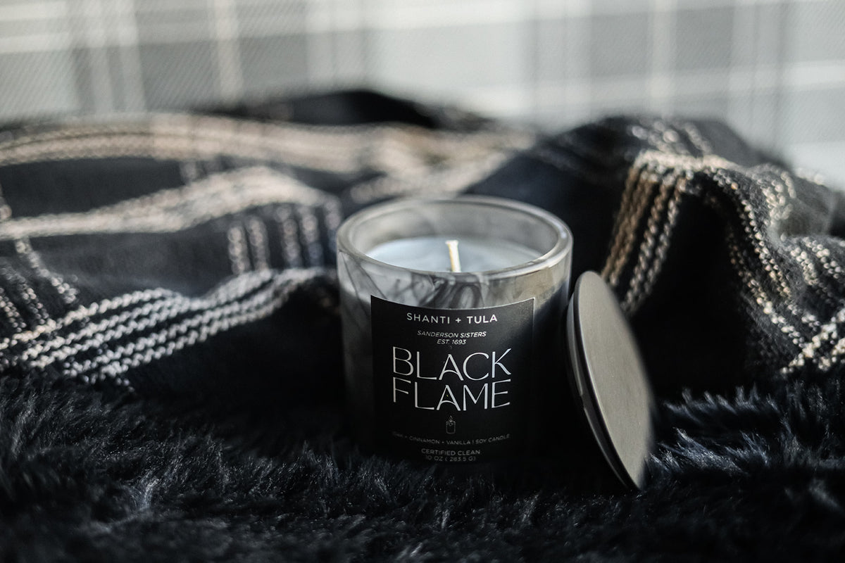 Black Flame Candle