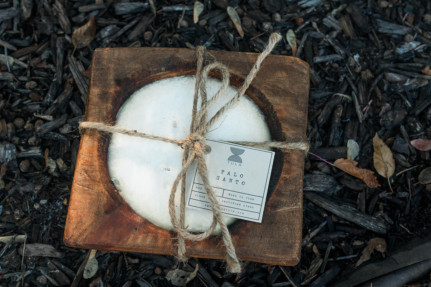 Square Dough Bowl Candles