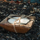 Square Dough Bowl Candles