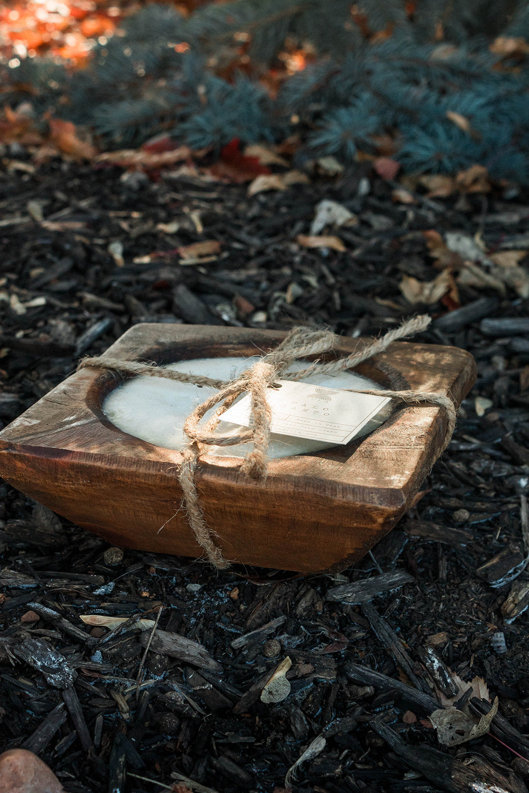 Square Dough Bowl Candles