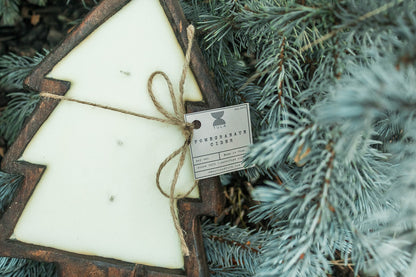 ***SOLD OUT ***Christmas Tree Dough Bowl Candles