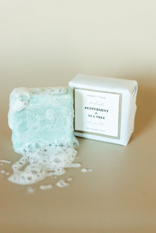 Teatree + Peppermint Shampoo Bar