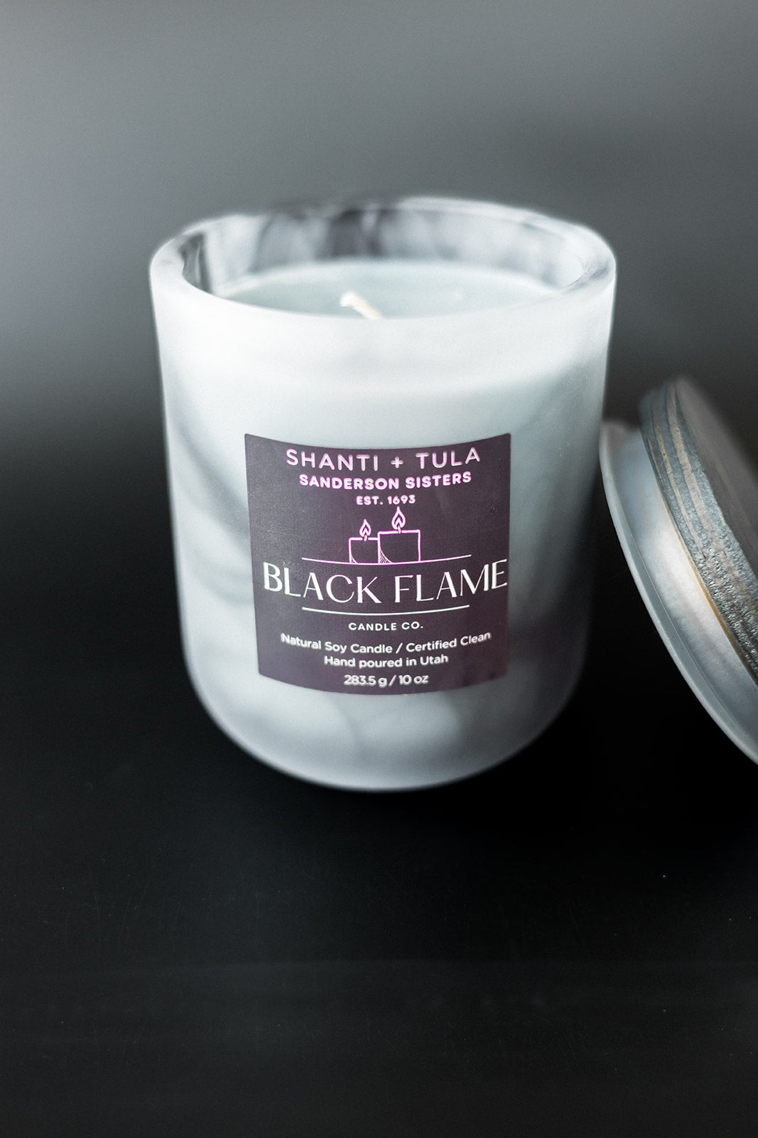 Black Flame Candle