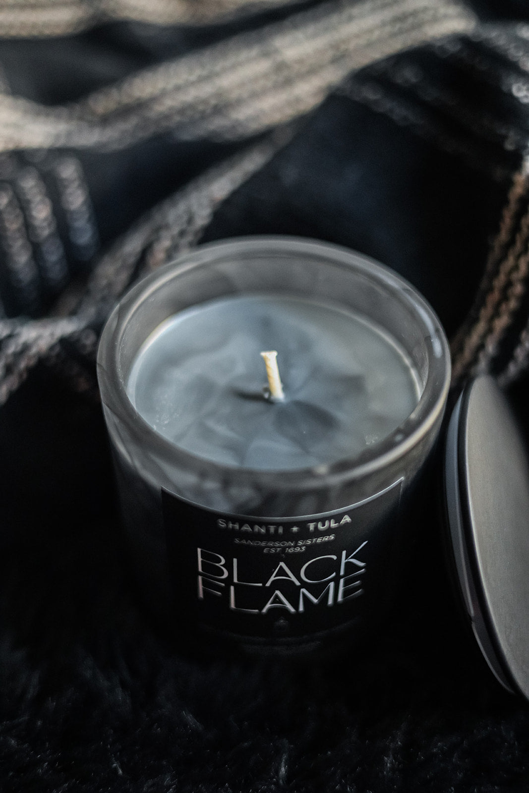 Black Flame Candle
